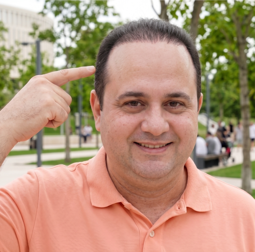 Brent β after, hairline detail