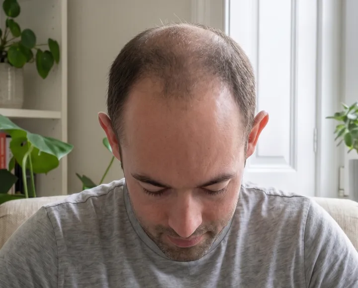 David β before, top view