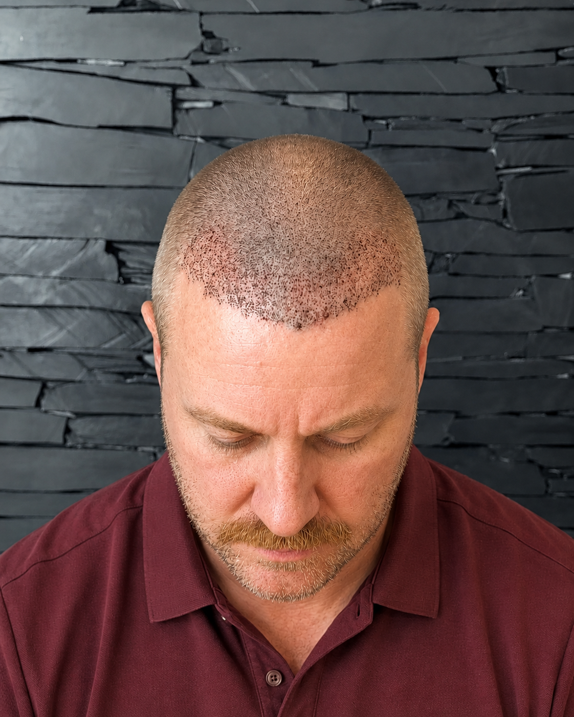 Randy β after, top view
